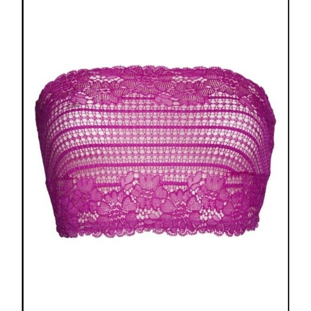 Free People Camila Bandeau Purple Pink NWT - Picture 5 of 9